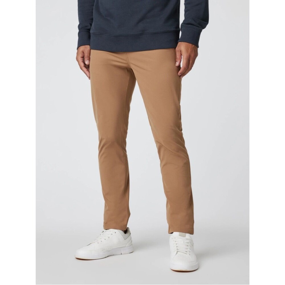 Vuori Men’s Meta Pants Camel Brown Size 38